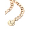 collezione alessandro Kora Simple Chain Link Belt with Coin End,