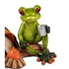 formano Frog Camper Frog House Funny Frogs 16 cm Sculpture