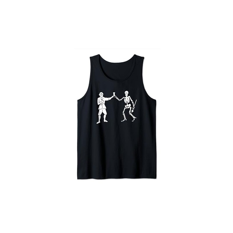 Pirate Flag - Pirate Black Bart - Death Skeleton Flag