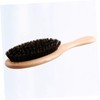 Baluue Beech Bristle Comb Travel Hairbrush Static Massage Tool for