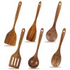 FJNATINH Wooden Kitchen Utensils, Handmade for the Kitchen (Six Piece