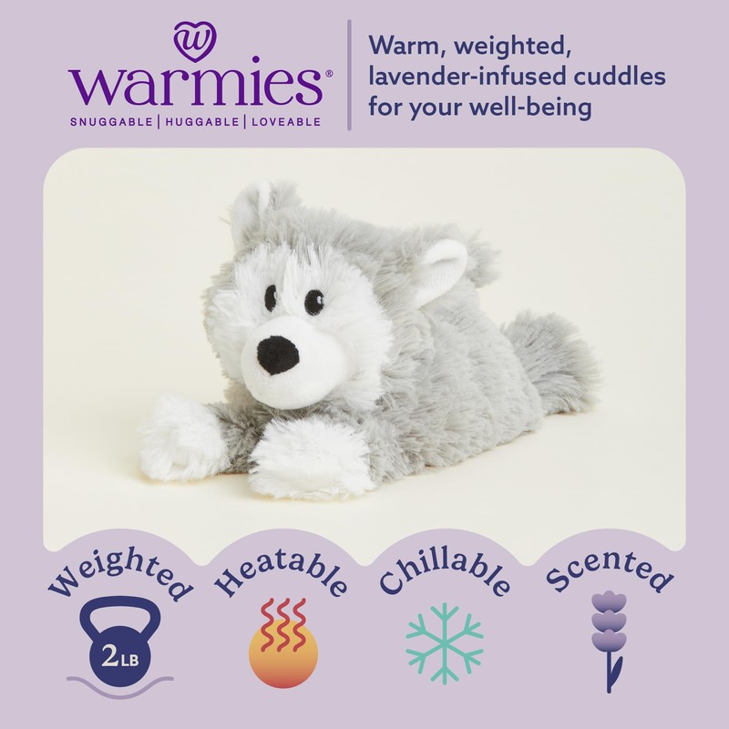 Warmies Microwavable & Stuffed Animals, Husky - Heated Stuffed Animal