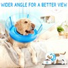 2-in-1 Soft Inflatable Dog Cone Collar Alternative with Enhanced Anti-Licking