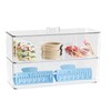 Hair Accessories Organizer for Girls, Clear Hair Bow Tie Clip