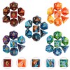 QMAY Polyhedral Dice, Dungeons and Dragons Dice Set 7 Sided