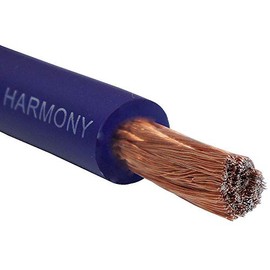 Harmony Audio 1/0 0 Gauge Car Stereo Matte Blue Power Cable Amp Wire - 50 FT