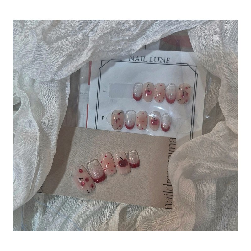 Handmade nail tip s.m.l*Kids Nail Cherry ? Cherry Nail -