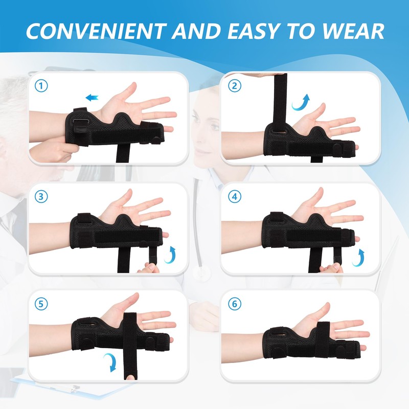 joingood Finger Splint Small Finger, Wrist Splint Small and Ring