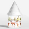 Leonardo Christmas LED Light Up Deer Family Snow Scene Lantern