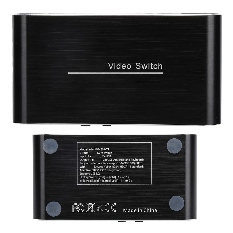 KVM Switch Plug and Play Support 4K Audio Video Converter