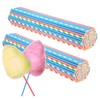 600 Pcs 13.8 Inch Colorful Cotton Candy Holder Sticks, Cotton