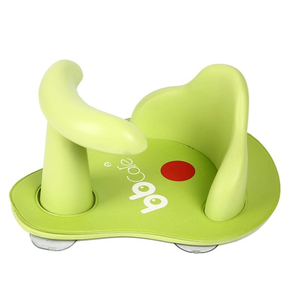 BBCare Baby Safety Bath Seat with Mini Soft Mat and Hot Spot(Green)