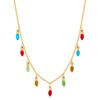 Christmas Statement Necklace for Women Colorful Light Pendant Xmas Fashion