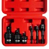 BLACKROBOT 6PCS Impact Swivel Socket Set with Drill Adapter, 1/2"