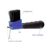 BOTH WINNERS 4Pcs Horse Hoof Pick Brushes, with Soft Touch