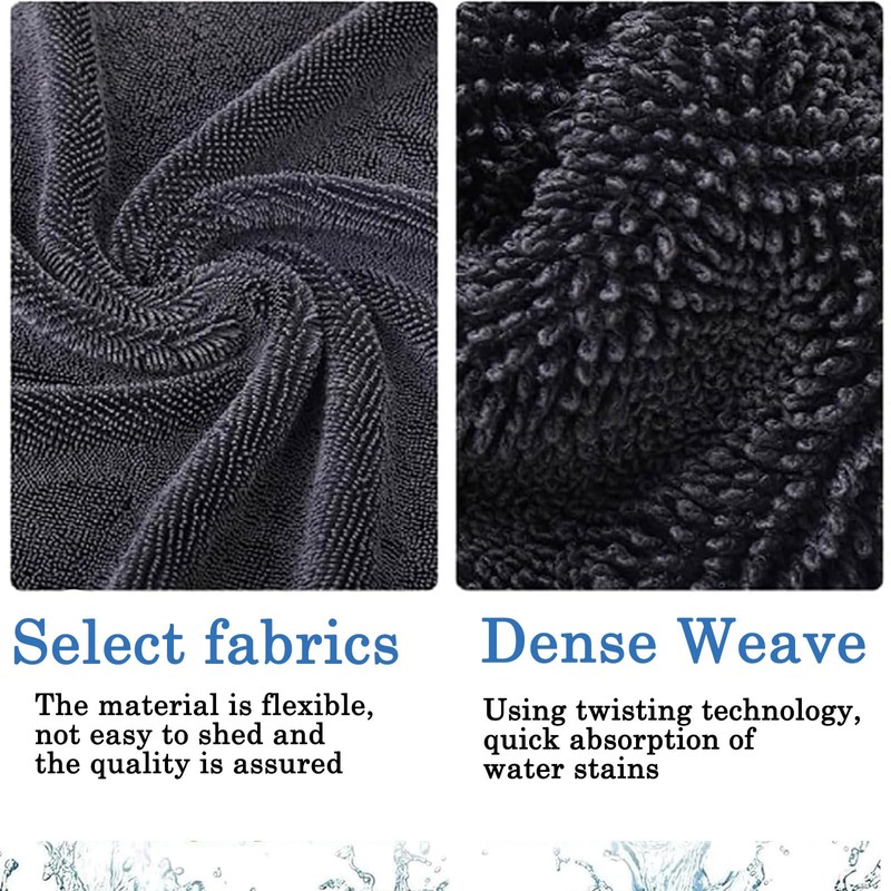 2Pcs Bathroom Drying Cloth, Thicken Cloth, Shiny Cleaning Cloths, Super