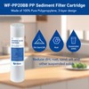 HQUA Whole House Sediment Replacement Filter Cartridge, WF-PP20BB, material: PP,