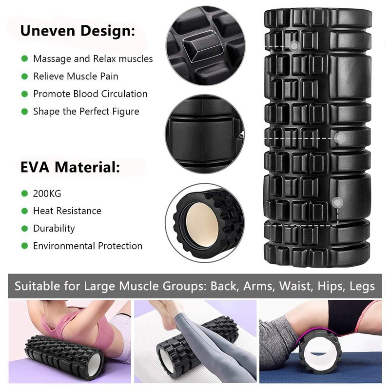 Foam Roller, Massage Roller EVA Muscle Roller for Deep Tissue