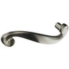 Cosmas 774SN Satin Nickel Cabinet Hardware Swirl Handle Pull - 3" Hole Centers