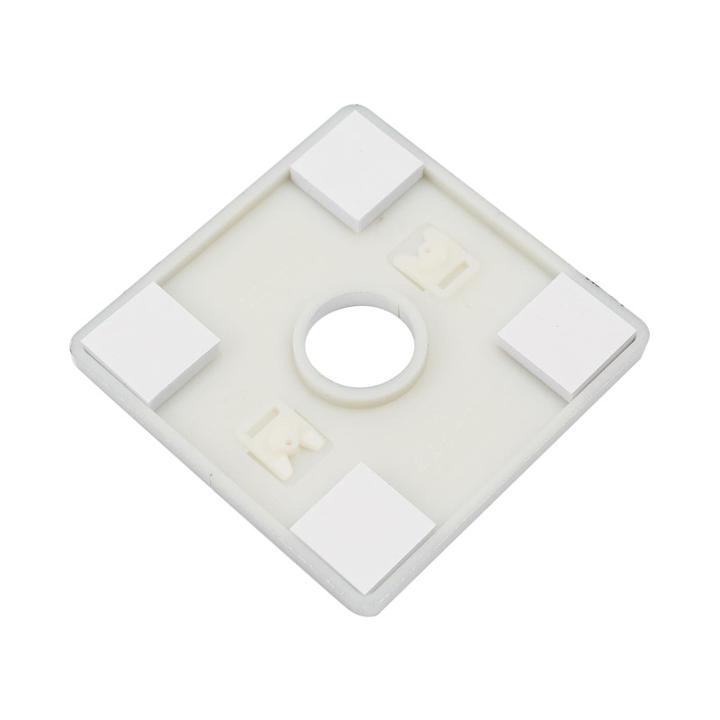 Tsnamay 2 Pcs Wall Split Flange, ABS Square Self-Adhesive Escutcheon