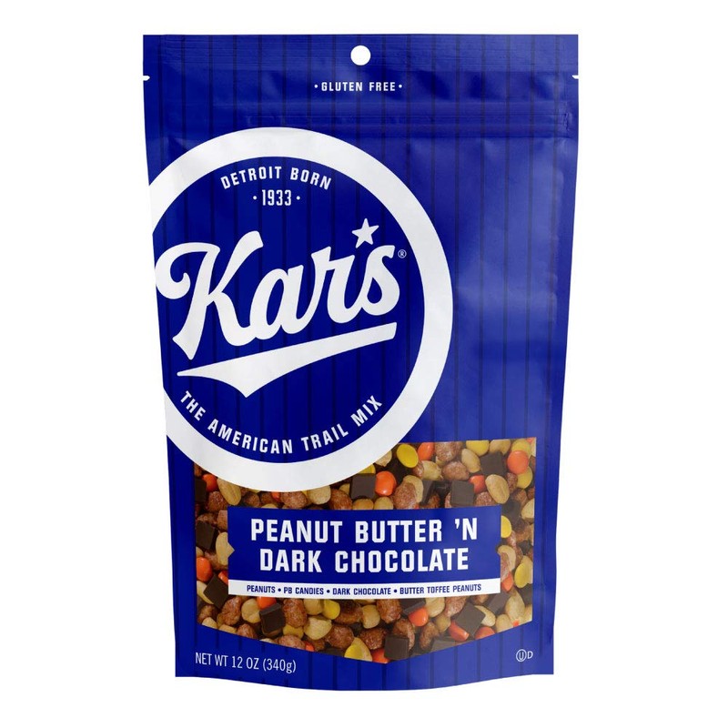Kar’s Nuts Peanut Butter ‘N Dark Chocolate Trail Mix, 12