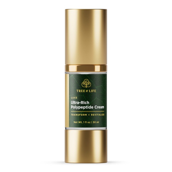 Tree of Life Luxe Ultra-Rich Polypeptide Cream for Face Wrinkles, 1 fl oz