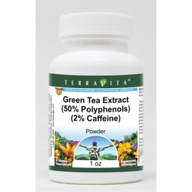 Green Tea Extract (50% Polyphenols) (2% Caffeine) Powder (1 oz, ZIN: 514484) - 3 Pack