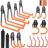 Aignis Upgraded 17 Packs Garage Hooks Utility Double Heavy Duty