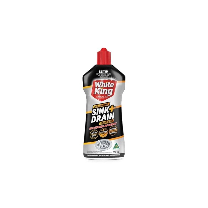 White King Sink Plus Drain Sanitiser 750 ml