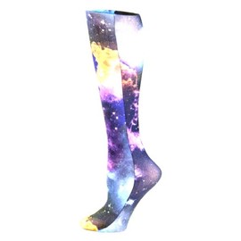 Celeste Stein Therapeutic Compression Socks, Multi Planets, 8-15 mmHg, Mild
