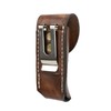 Tourbon EDC Leather Pocket Folding Knife Sheath Carrier Holster Flashlight