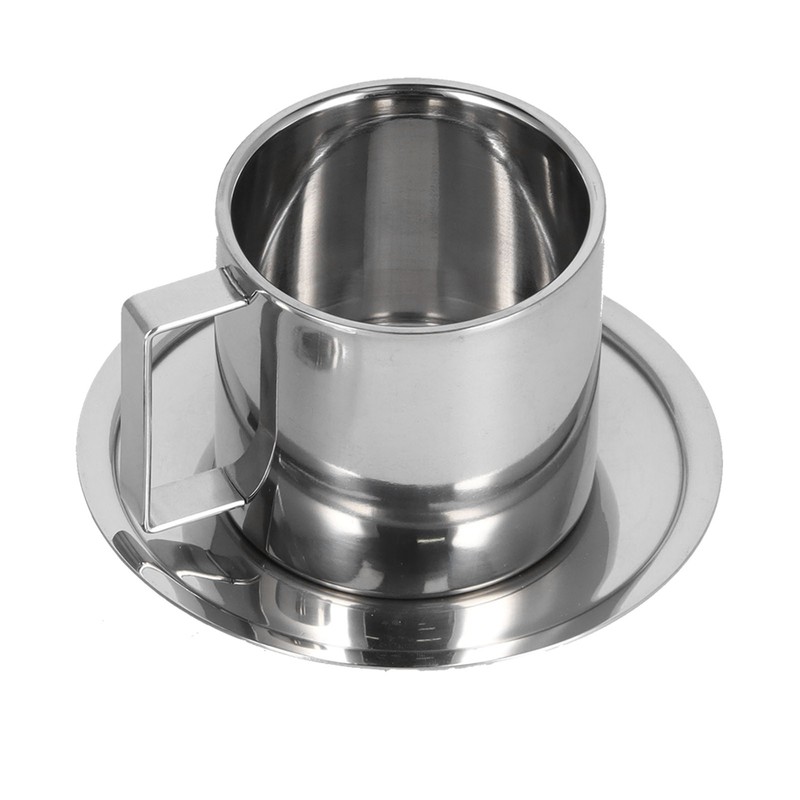 3PCS/Set Insulated Coffee Cup Set Stainless Steel Double Walled Mugs