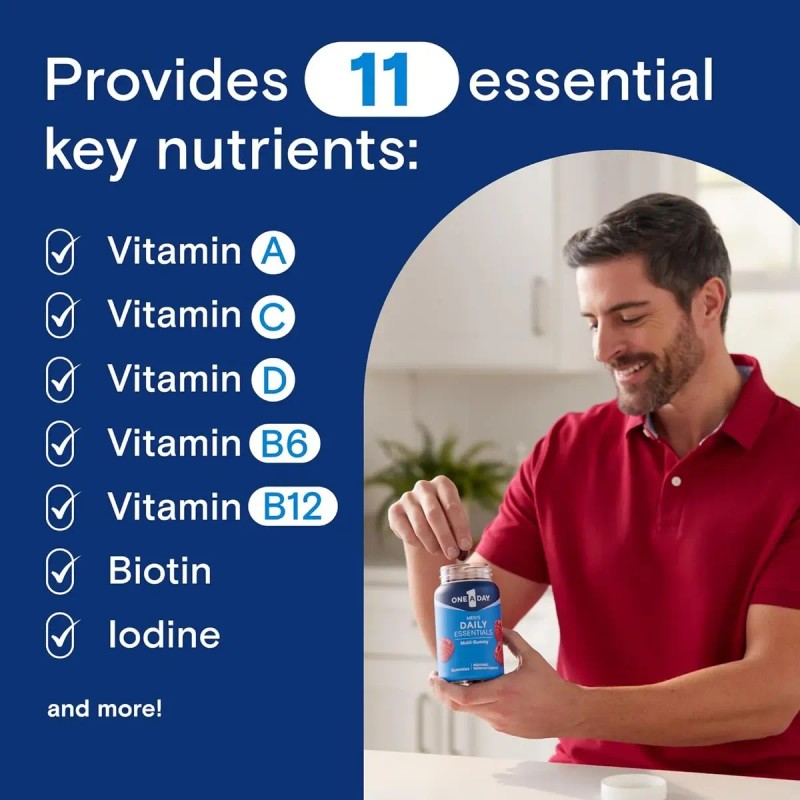 One Day Gomitas Multivitaminicas Hombre 120 Unidades