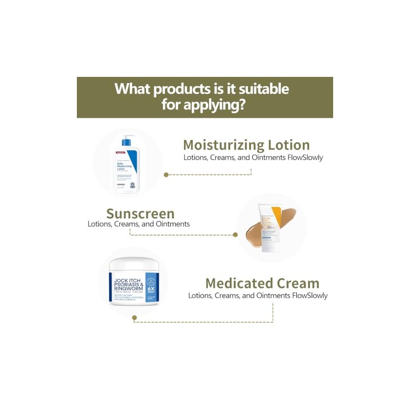 Svarvns Lotion Applicator for Back, 17" Long Handle with 2