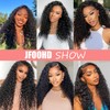 JFOOHD Water Wave Lace Front Wigs Human Hair 13x4 HD
