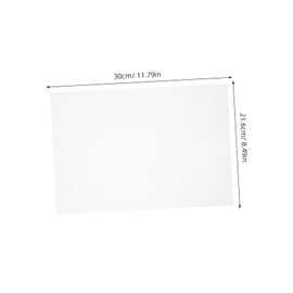 SHOWERORO DIY Photo Laminating Sheets 25 Pieces A4 Self Laminating Film for Photo Protection