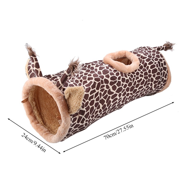 Safe Portable Folding Collapsible Fabric Tunnel Toy for Pet Cat