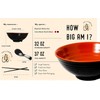 4 Ramen Bowls, 12 pieces Pho set. Red Black Ramen