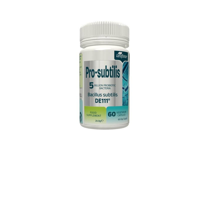 Pro-subtilis (Bacillus subtilis DE111) 60 Capsules - 5 Billion CFU/Capsule