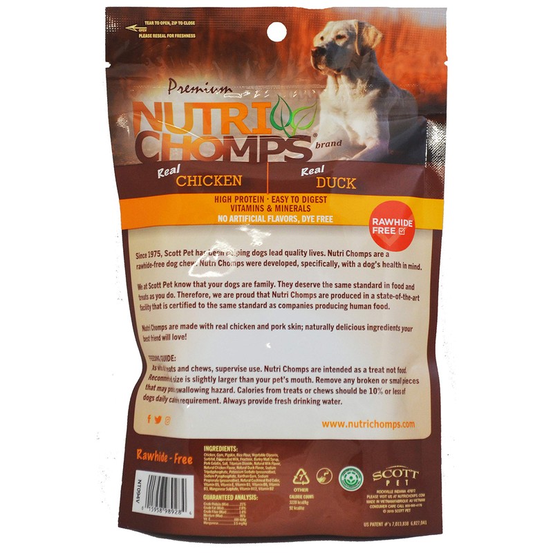 Nutri Chomps Chicken Duck Kabob 6ct