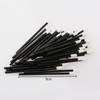 ALLVD Disposable Lip Brushes 100pcs Portable Disposable Lip Brush Hollow