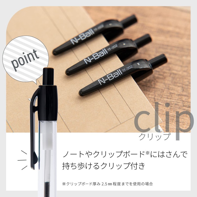 NCA International Permanent Ball Point Pens, 0.7mm, 10 Pens, Value