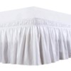 Elegant Décor 100% Egyptian Cotton Around Luxurious Bed Skirt, Elastic