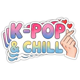 TODOLIA (3Pcs-3in) Funny K-Pop Sticker Pack, Cute Girly Korean Music Lover Sticker, K-Pop Fan Gift, Kdrama Kpop Decoration for Laptop Tablet Planner Binder Water Bottle Helmet Car Vehicles - 08