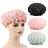 YFFSFDC Shower Cap, Bath Cap, Elastic Hair Cap, Vanity Hat,