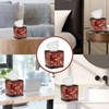 Popular Bath Aubury Tissue Box, Burgundy