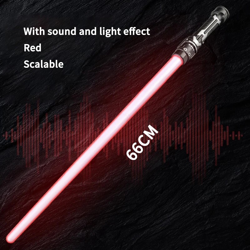 Glowing Toy Lightsaber for Kids’ Pretend Play – Telescopic LED