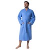 BAGNO MILANO Mens Waffle Robe – Lightweight Cotton Blend Waffle