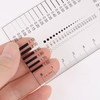 QUARKZMAN 5pcs High Precision SEC Size Estimation Chart 8 cm