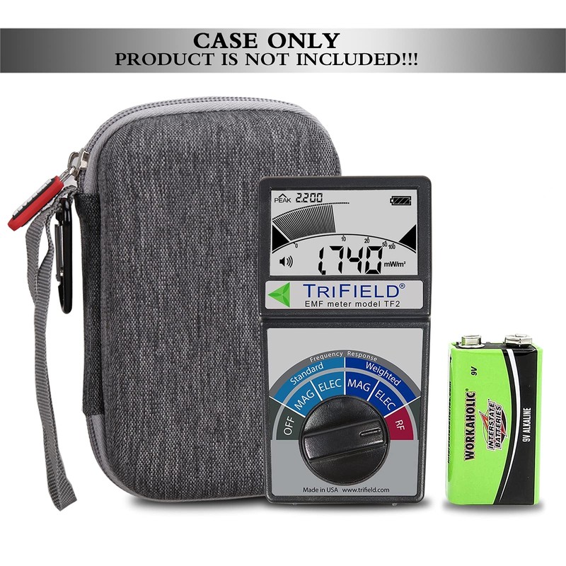 T2BTHRS Hard EVA Storage Case for Nelko P21,TriField EMF TF2,EMF